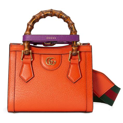 gucci orange mini gucci|Buy Gucci Diana Mini Tote Bag 'Orange' .